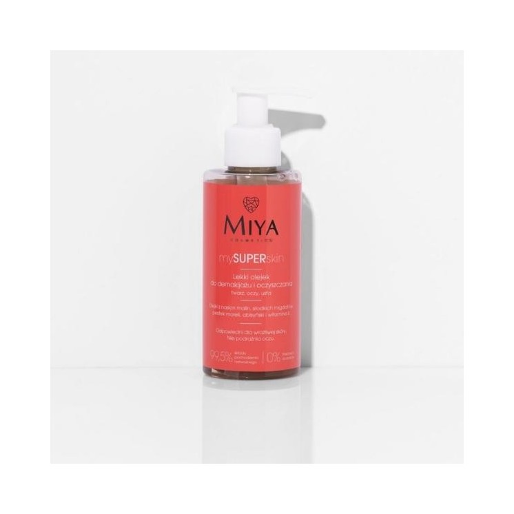 Miya Cosmetics mySUPERskin light Oil voor het verwijderen van make-up en reiniging