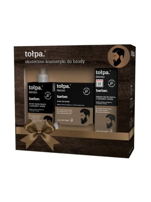 Tołpa barber men set is a face wash gel, lotion and cream