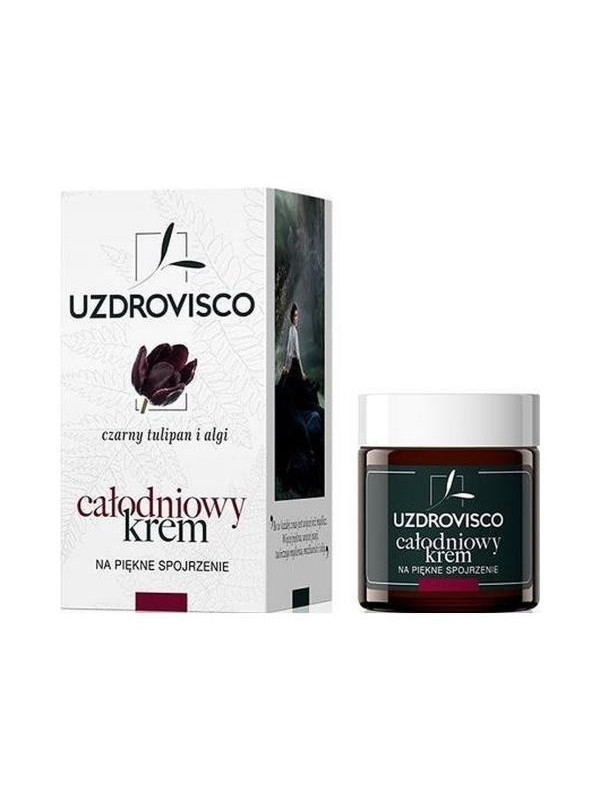 Uzdrovisco Anti-rimpel oogcreme voor dag en nacht Black Tulip and Algae 25 ml