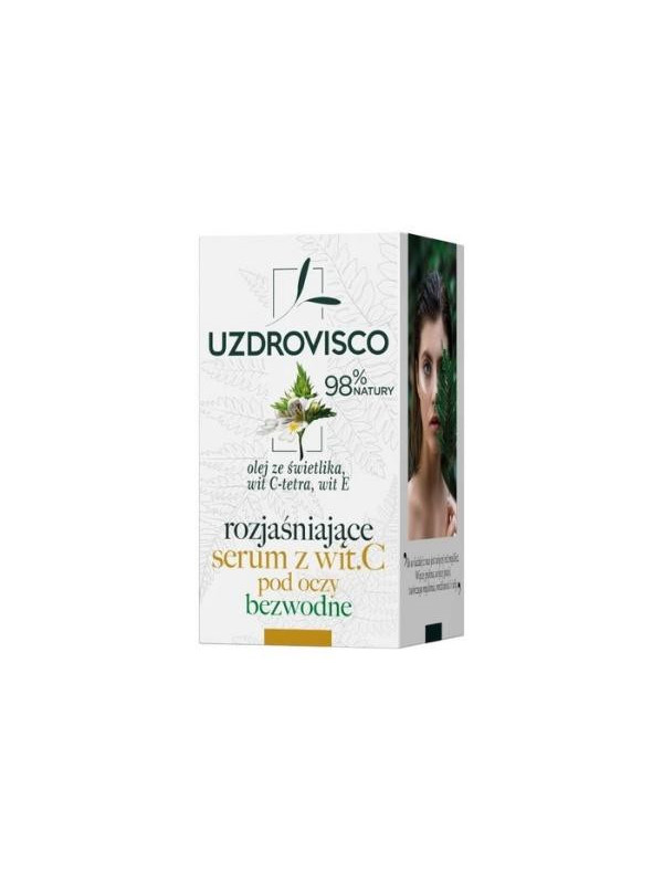 Uzdrovisco Brightening Eye Serum met Vitamine C watervrij 15 ml