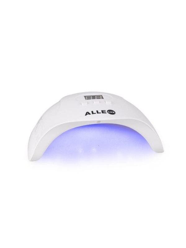 AlleLux X3 Nail lamp UW/ Led 54W for hybrid varnishes with USB cable White 1 piece