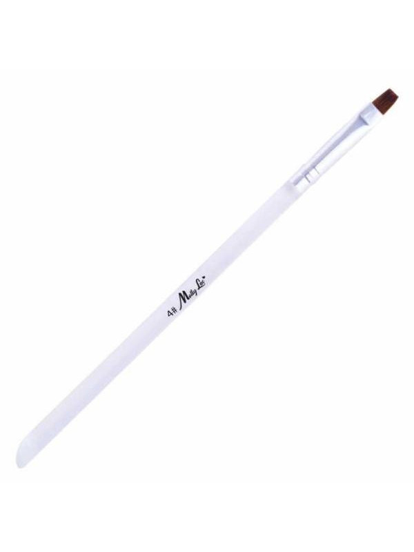 MollyLac square gel brush /4/ transparent brown natural