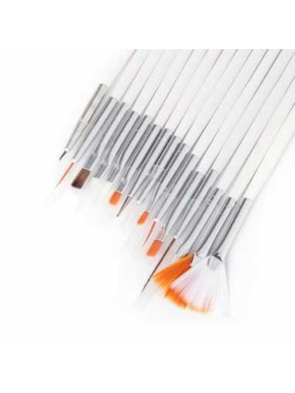 MollyLac Brushes for gel, acrylic and decorations 15 element