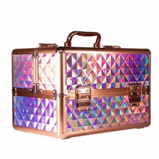 MollyLac Make-up etui voor poetsmiddelen Golden maat M 1 stuk