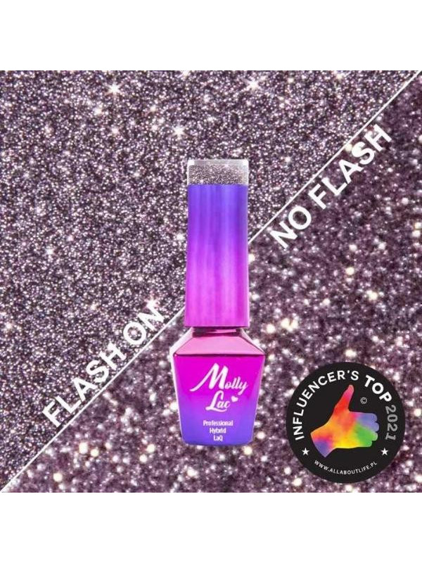 MollyLac /563/ Flashing Lights Fabolous hybride nagellak 5 ml