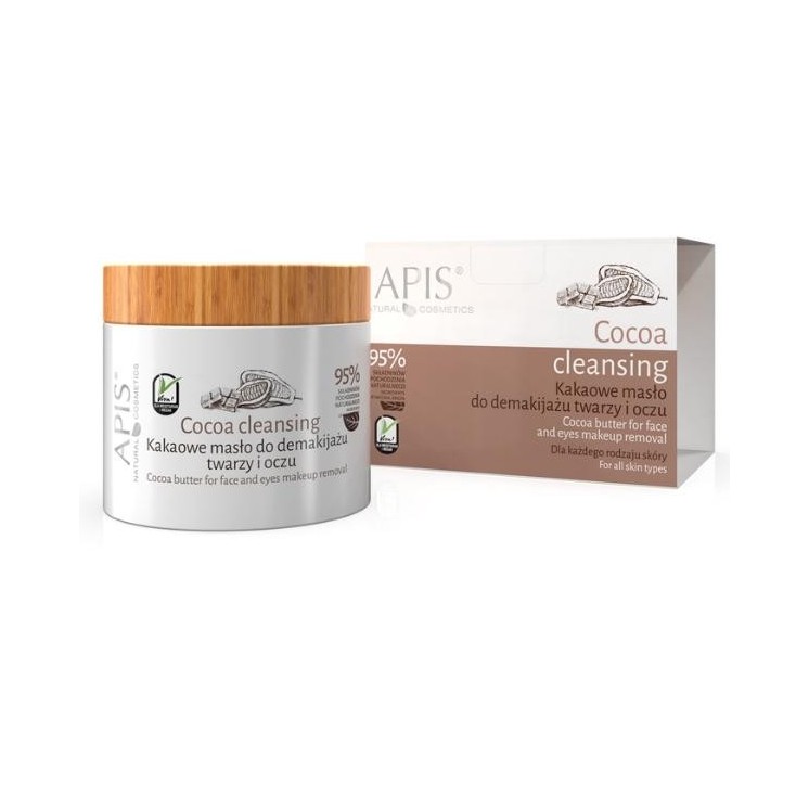 Apis Cocoa Cleansing Cacaoboter voor het verwijderen van gezichts- en oogmake-up