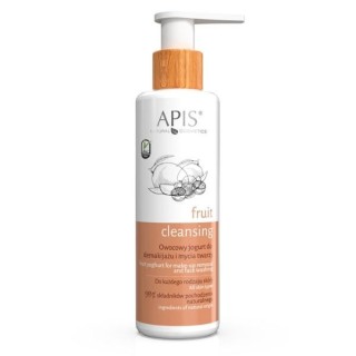 Apis Fruit Cleansing fruit yogurt for makeup removal and face wash 150 ml