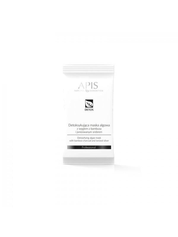 Apis Detox Detoxifying face algae mask with bamboo charcoal and ionized silver