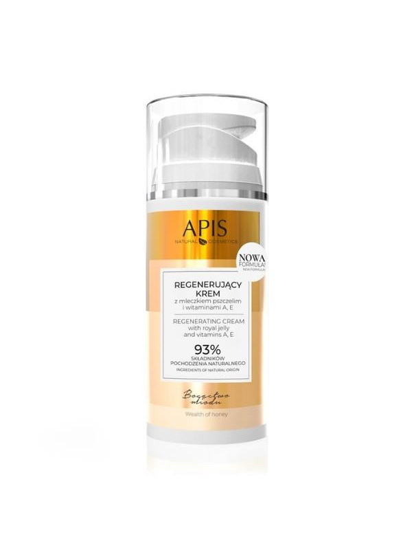 Apis Wealth of Honey regenererende crème met koninginnengelei en vitamine A, E