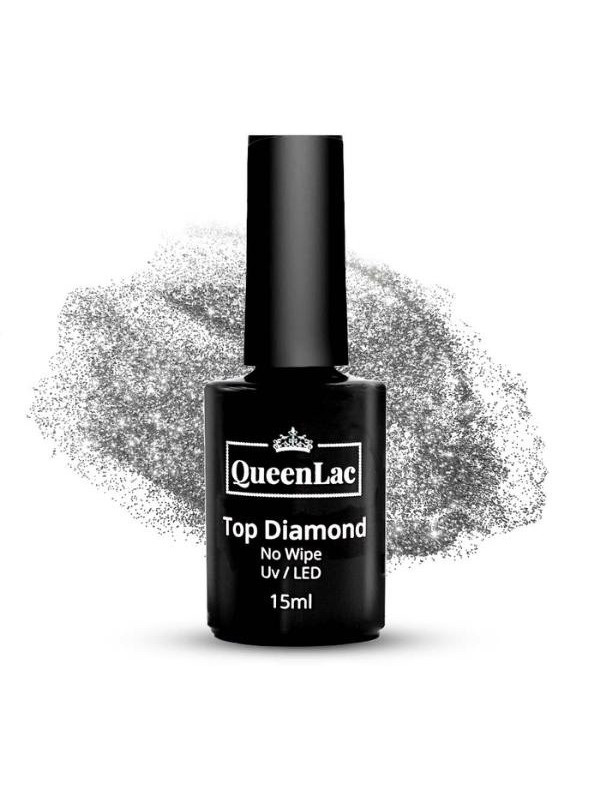 QueenLac Top Diamond No Wipe UV/ LED 15 ml