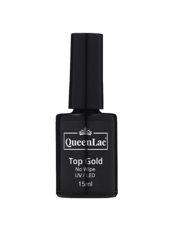 QueenLac Top Gold No Wipe UV/ LED 15 ml