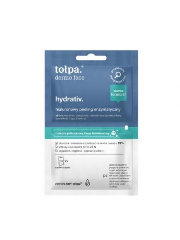 Tołpa Dermo Face Hydrativ. hyaluronzuur enzym Peeling 2x6 ml