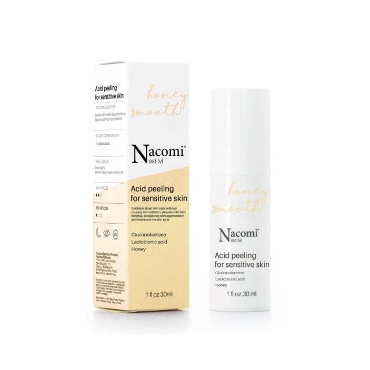 Nacomi Next Level Honey Smooth Zure Peeling voor de gevoelige huid