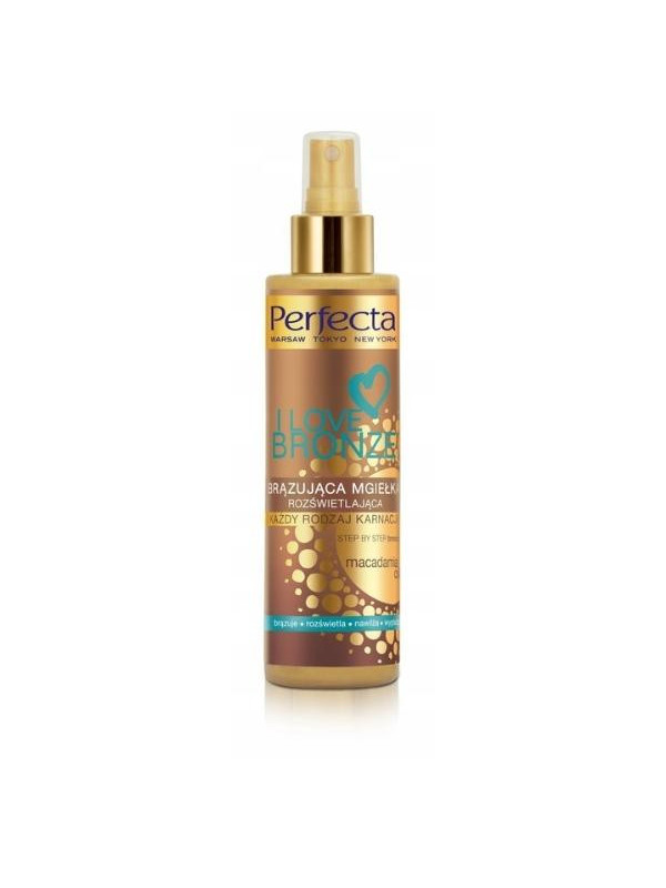 Perfecta I Love Bronze bronzing illuminating mist