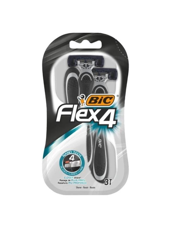 BIC Flex4 Scheermes 3 stuks