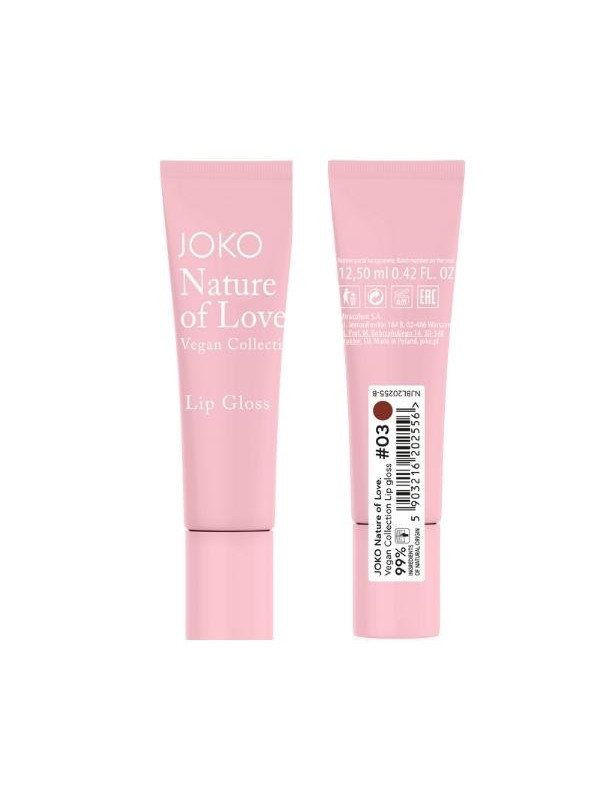 Joko Nature of Love Vegan Collection Lipgloss /03/