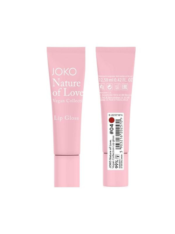 Joko Nature of Love Vegan Collection Lipgloss /04/