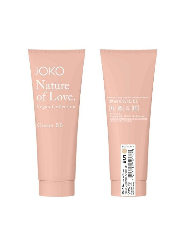 Joko Nature of Love Vegan Collection BB Cream /01/