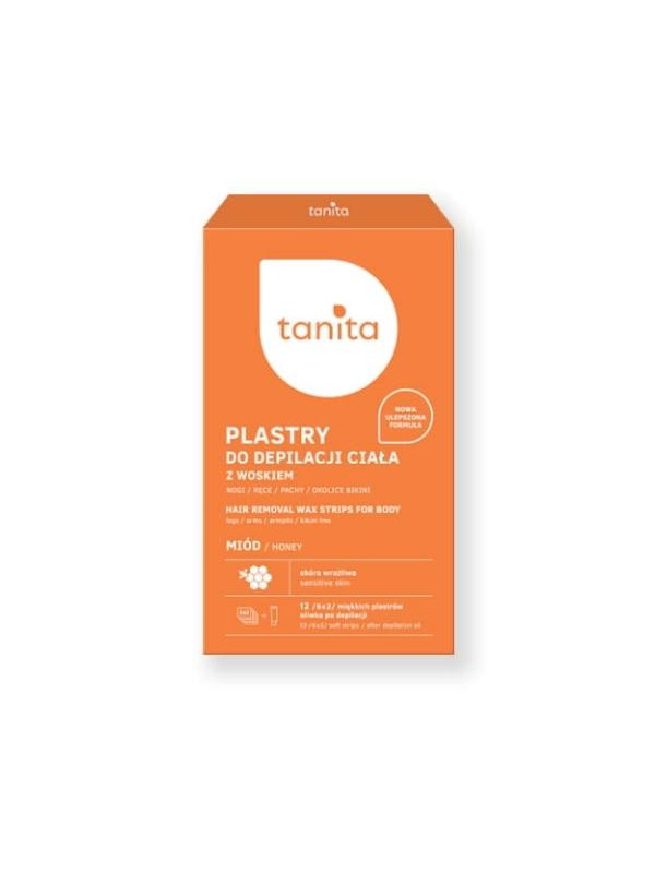 Tanita Honey Slices with wax for body depilation 12 patches + Olwika for depilation