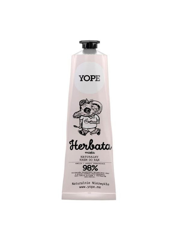 YOPE Natural Hand Cream Tea and Mint