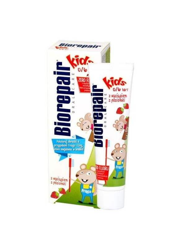 BioRepair Toothpaste for children with wild strawberry extract 0-6 years