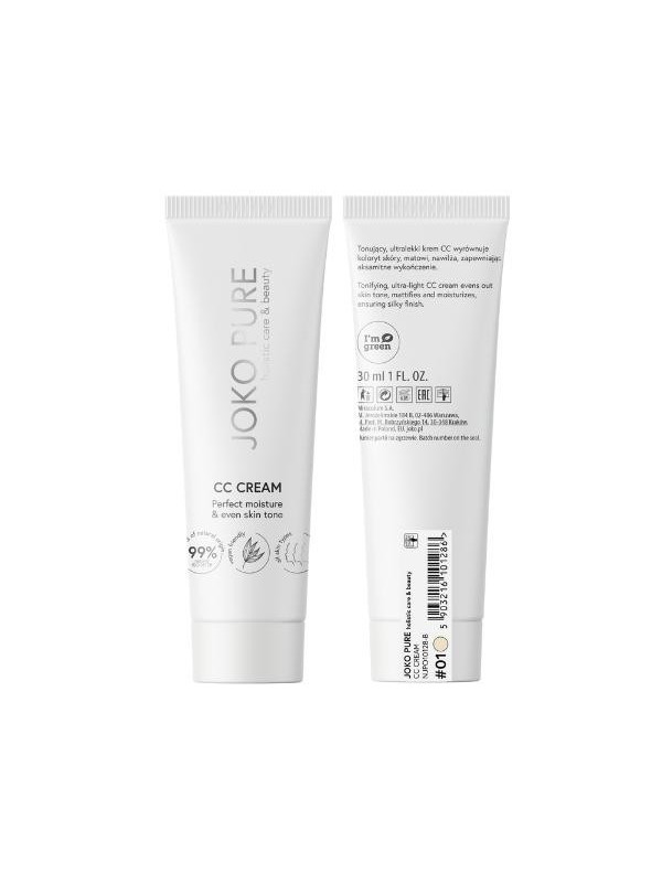 Joko PURE Holistic Care & Beauty toning ultra-light CC Cream /01/ 30 ml