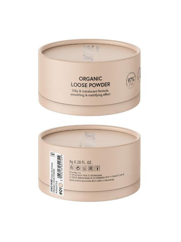 Joko PURE Holistic Care & Beauty Organic Loose Powder /01/ 8 g