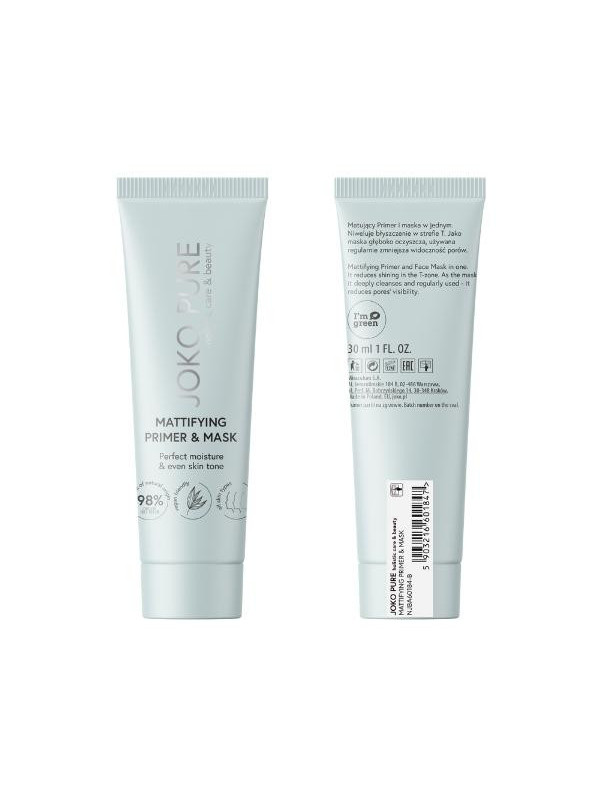 Joko PURE Holistic Care & Beauty mattifying Primer with a mask in one