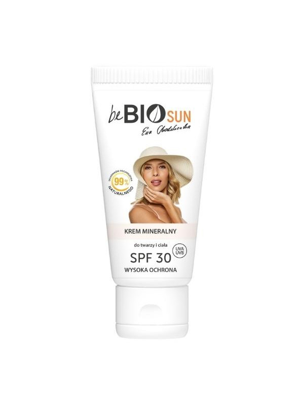 beBIO Sun Ewa Chodakowska natuurlijke minerale gezichts- en lichaamscrème SPF30