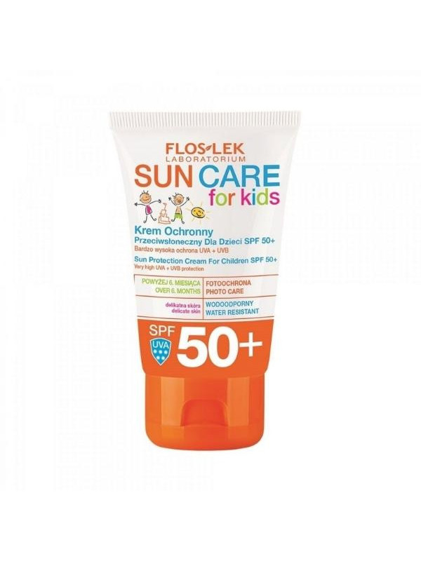 Floslek Sun Care protective sun cream for children SPF50 +