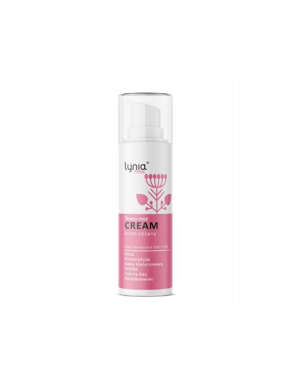 Lynia Renew Rose face cream with an innovative formula, rebuilds