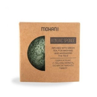 Mohani natural Konjac sponge for washing and massaging the face with green tea