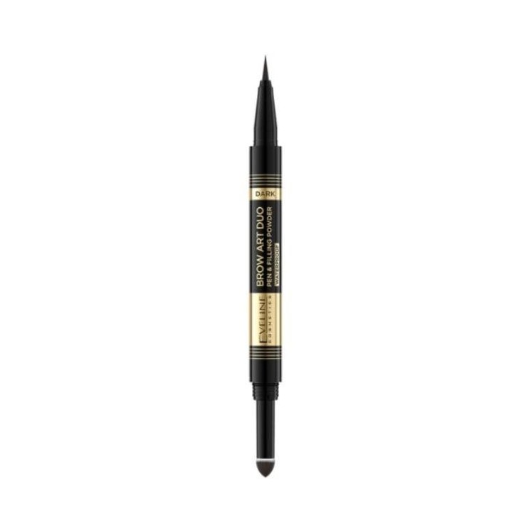 Eveline Brow Art Duo Wenkbrauw Pen en Poeder 2in1 Dark