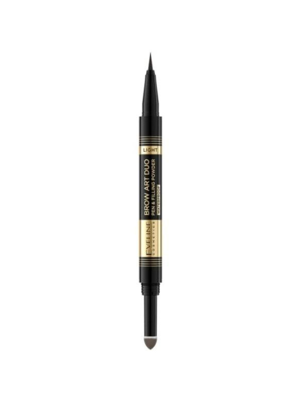 Eveline Brow Art Duo Eyebrow Pen and Powder 2in1 Light