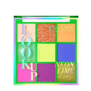 Eveline Eyeshadow Palette of 9 Neon Lime colors