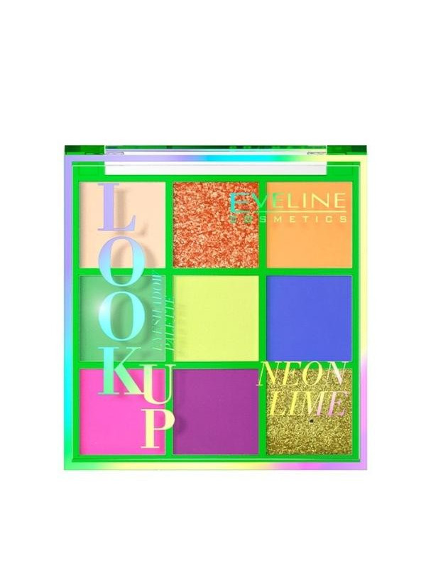 Eveline Eyeshadow Palette van 9 Neon Lime kleuren