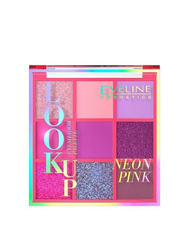 Eveline Eyeshadow Palette of 9 Neon Pink colors