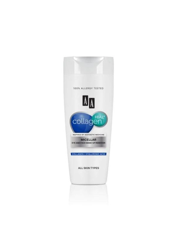 AA Collageen Hial+ micellair Gezichts- en oogmake-up remover