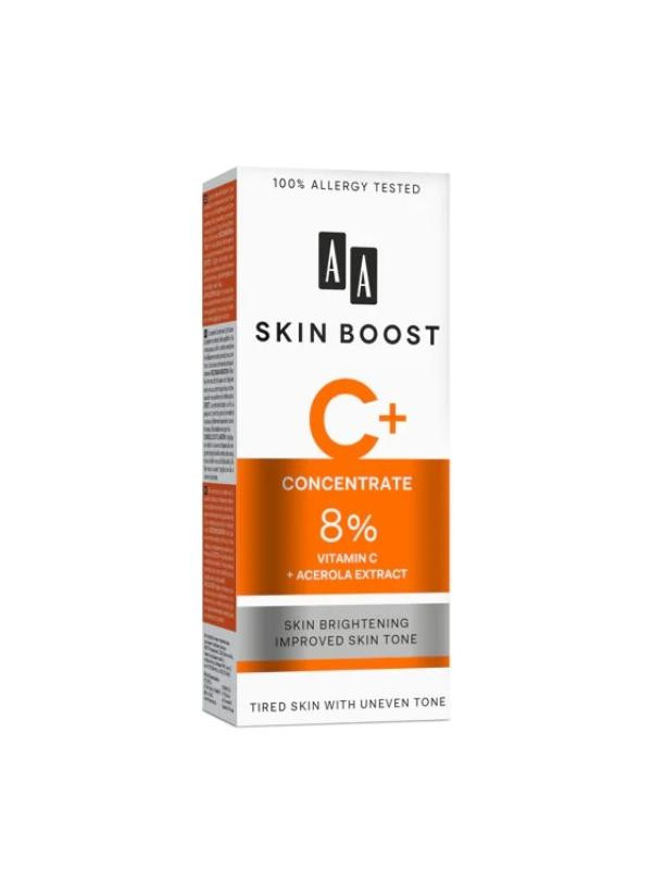 AA Skin Boost C+ concentraat met vitamine C tegen roodheid van het gezicht 30 ml