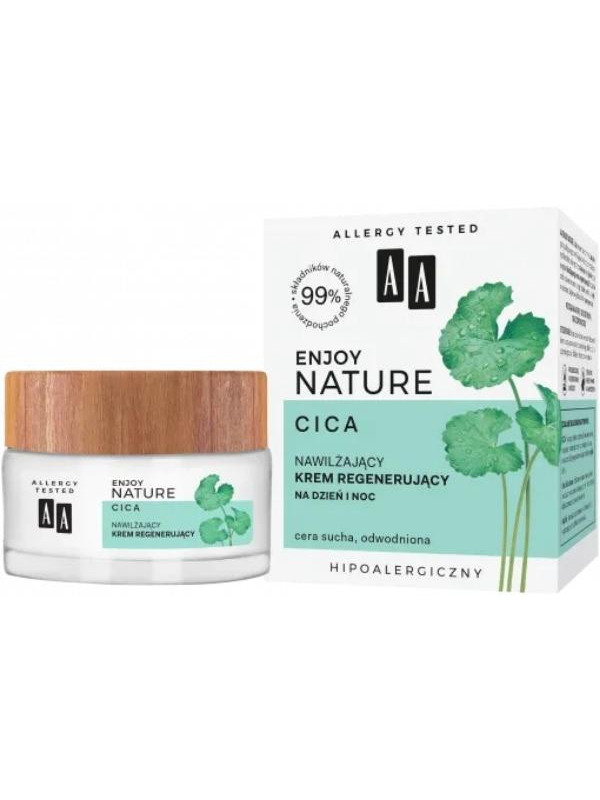 AA Enjoy Nature Cica Moisturizing Regenerating day and night cream