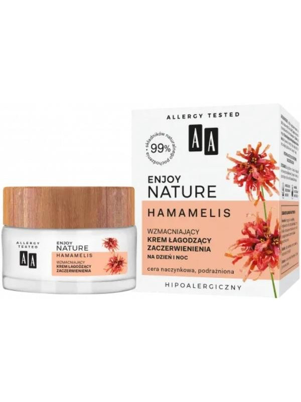 AA Enjoy Nature Hamamelis Strengthening Cream soothing redness for day and night