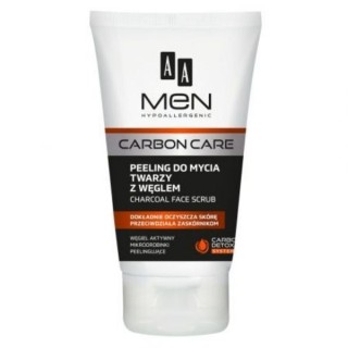 AA Men Carbon Care Face wash Peeling with charcoal