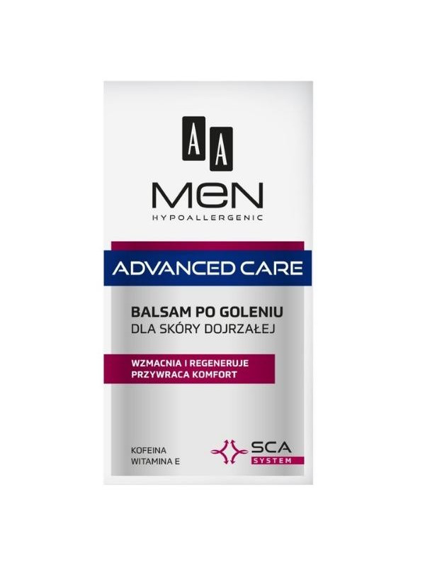 AA Men Advanced Care After shave balsem voor de rijpere huid