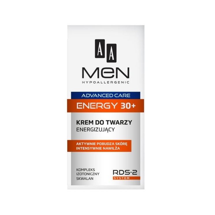 AA Men Advanced Care Energy 30+ Verkwikkende gezichtscrème