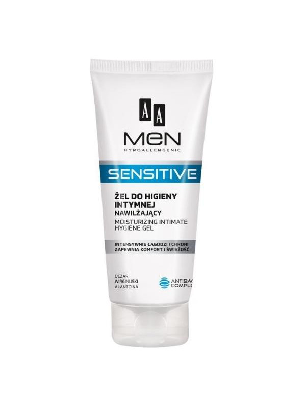 AA Men Sensitive Moisturizing gel for intimate hygiene