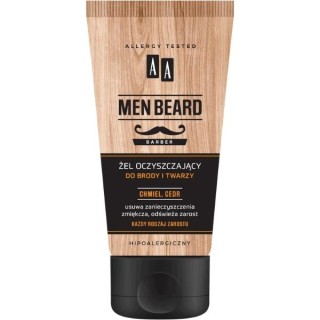 AA Men Beard Barber Cleansing gel for beard and face