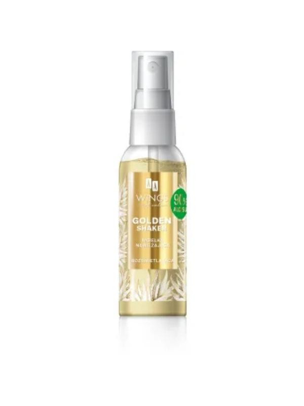 AA Wings of Color Golden Shaker Hydraterende Verlichtende Mist met 90% Aloe