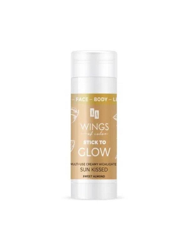 AA Wings of Color Stick to Glow cream Sun Kissed Sweet Almond highlighter voor gezicht en lichaam