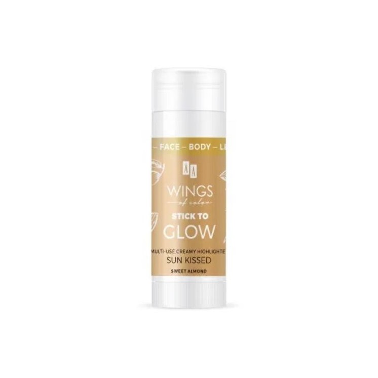 AA Wings of Color Stick to Glow cream Sun Kissed Sweet Almond highlighter voor gezicht en lichaam