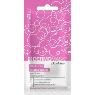 L'biotica Dermomask Bubble Mask Mask Pink Algae & Hyaluronic Acid 10 ml